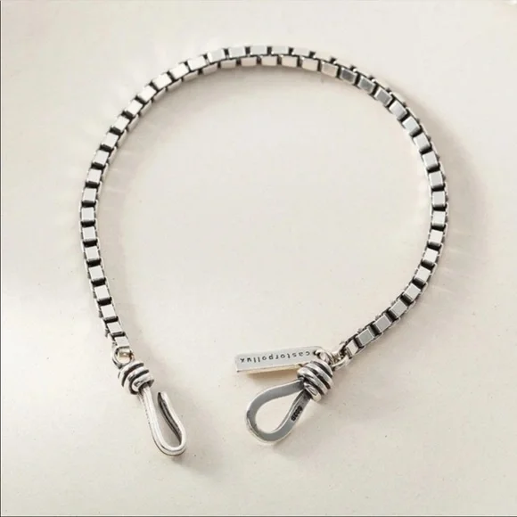 NEW CHAIN 925 STERLING SILVER BRACELET, NICE BRACELET, CUTE BRACELET - Picture 3 of 7